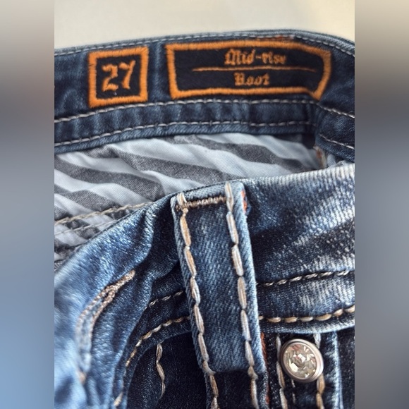 Rock Revival Karla boot cut jeans , sz 27 - Picture 11 of 16